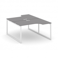 Стайл Проджект Рабочая станция эргономичная SN-4O.DRPA-012 Серый Пепел/Металл Белый 1580*1432/1992*7