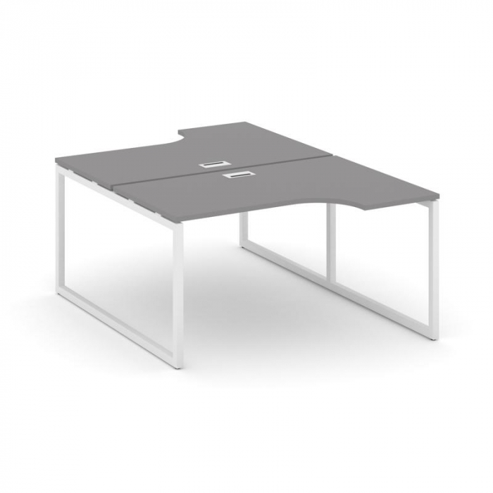 Стайл Проджект Рабочая станция эргономичная SN-4O.DRPA-012 Серый Пепел/Металл Белый 1580*1432/1992*7