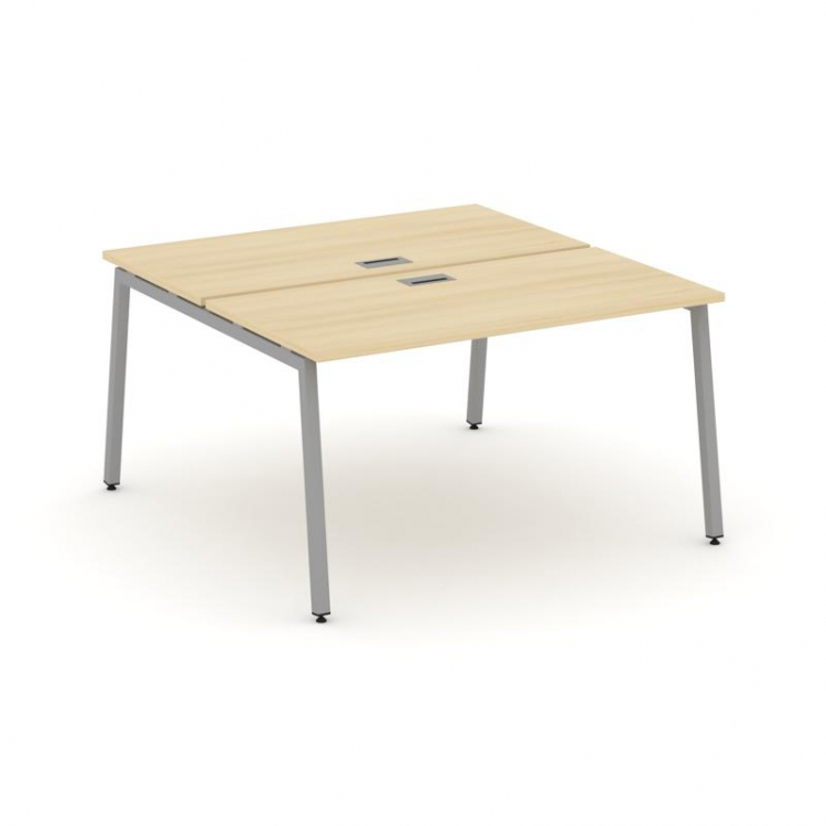 Style Project Рабочая станция 2-х сторон. SN-4A.DRS-014 Акация Лорка/Металл Серый 1580*1432*750