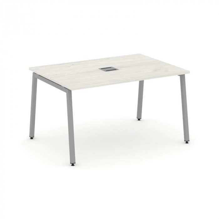 Стайл Проджект Стол переговорный SN-4A.SPRG-002 Дуб Наварра/Металл Серый 1180*980*750