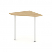 Style Project Угловой элемент стола SN-4.USP-021 Тиквуд Светлый/Металл Белый 800*800*750