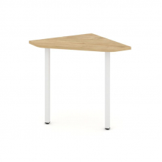Style Project Угловой элемент стола SN-4.USP-021 Тиквуд Светлый/Металл Белый 800*800*750