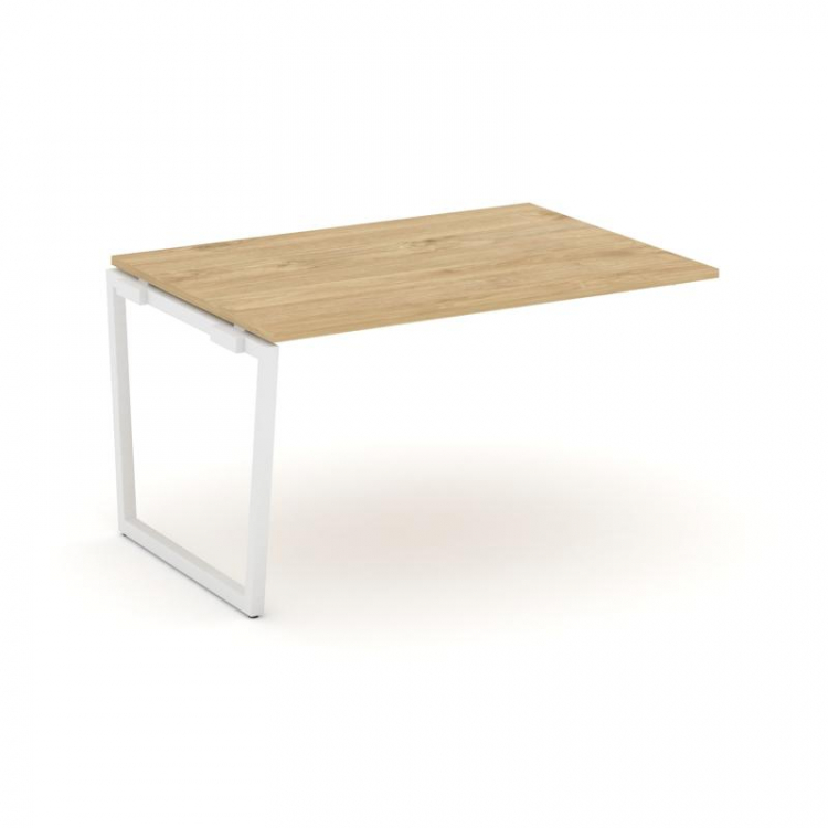 Style Project Проходной наб. элем. перег. стола SN-4T2.NSPRG-004.3 Тиквуд Светлый/Металл Белый 1580*