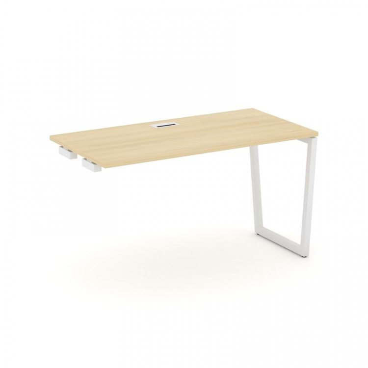 Style Project Стол-приставка к опор. элем. SN-4T2.OPRS-004 Акация Лорка/Металл Белый/Заглушка Пласти