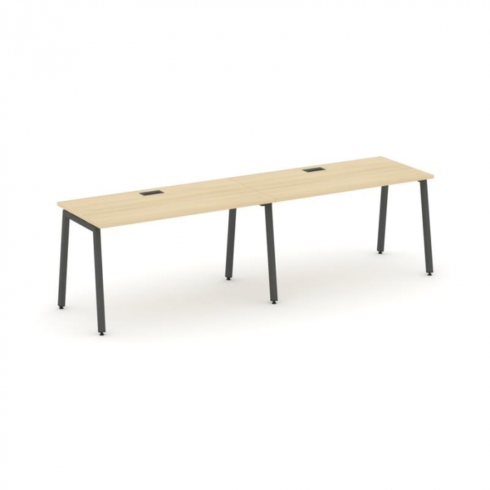 Style Project Рабочая станция 1 сторон. SN-4A.ORS-013 Акация Лорка/Металл Антрацит 2760*700*750