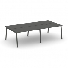 Style Project Рабочая станция 2-х сторон. SN-4A.DRS-054 Антрацит/Металл Антрацит 3160*1632*750