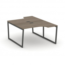 Style Project Рабочая станция эргоном. SN-4T2.DRPA-012 Вяз Благородный/Металл Антрацит/Черный Пласти