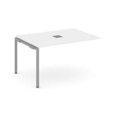 Style Project Проходной наб. элем. перег. стола SN-4P.NSPRG-003 Белый/Металл Серый 1380*980*750