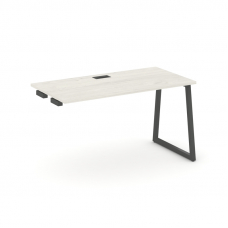 Style Project Стол-приставка к опор. элем. SN-4T1.OPRS-002 Дуб Наварра/Металл Антрацит/Заглушка Плас