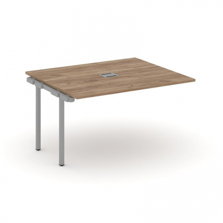 Style Project Проходной наб. элем. перег. стола SN-4P.NSPRG-034 Дуб Табак/Металл Серый 1580*1180*750