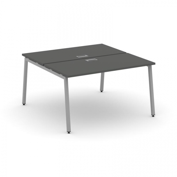 Style Project Рабочая станция 2-х сторон. SN-4A.DRS-024 Антрацит/Металл Серый 1580*1632*750