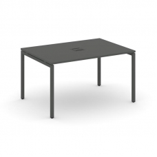 Style Project Стол переговорный SN-4P.SPRG-003 Антрацит/Металл Антрацит 1380*980*750