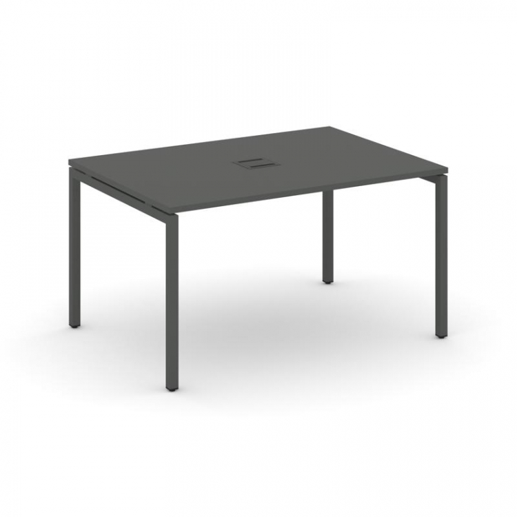 Style Project Стол переговорный SN-4P.SPRG-003 Антрацит/Металл Антрацит 1380*980*750