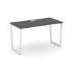 Style Project Стол письменный SN-4T2.SP-012 Антрацит/Металл Белый/Заглушка Пластик Белый 1180*700*75