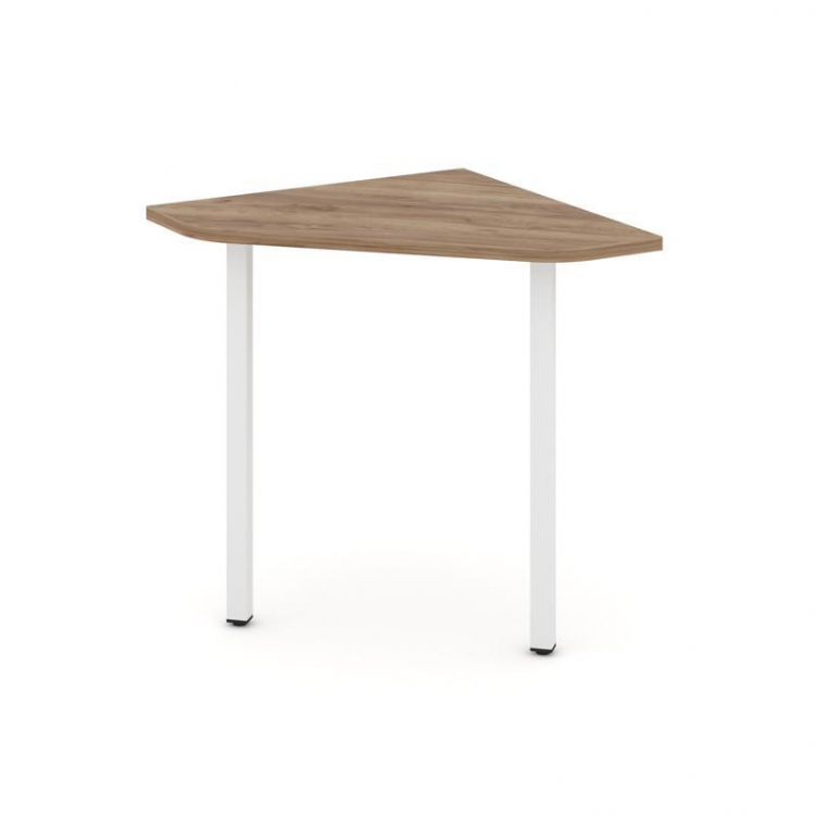 Style Project Угловой элемент стола SN-4.USP-011 Дуб Табак/Металл Белый 700*700*750