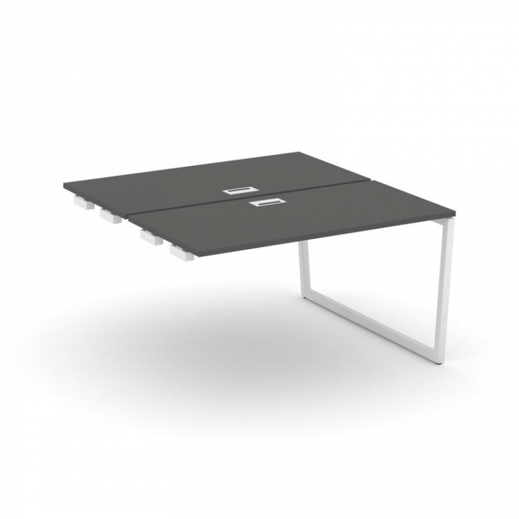 Style Project Стол-приставка к опор. элем. SN-4T2.DPRS-014 Антрацит/Металл Белый/Заглушка Пластик Бе