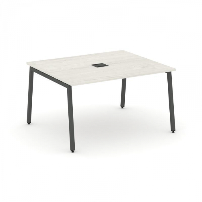 Style Project Стол переговорный SN-4A.SPRG-033 Дуб Наварра/Металл Антрацит 1380*1180*750