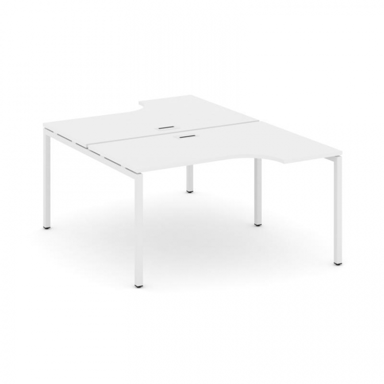 Style Project Рабочая станция эргоном. SN-4P.DRPA-011 Белый/Металл Белый 1380*1432/1992*750