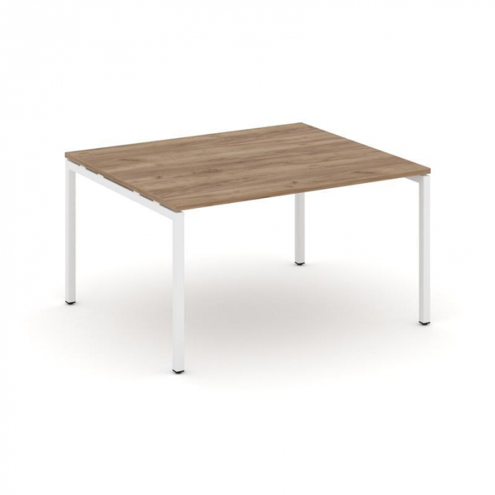 Стайл Проджект Стол переговорный SN-4P.SPRG-034.3 Дуб Табак/Металл Белый 1580*1180*750
