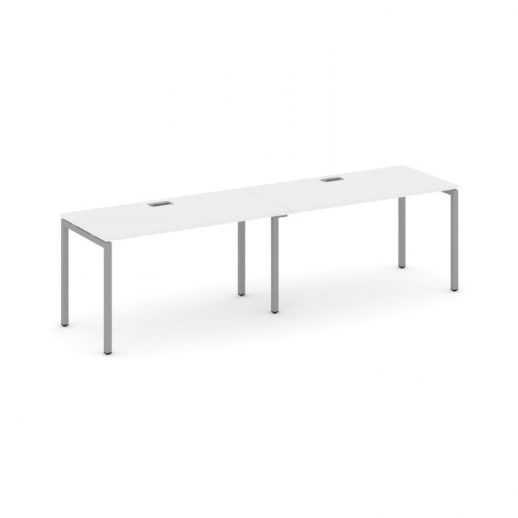 Style Project Рабочая станция 1 сторон. SN-4P.ORS-013 Белый/Металл Серый 2760*700*750
