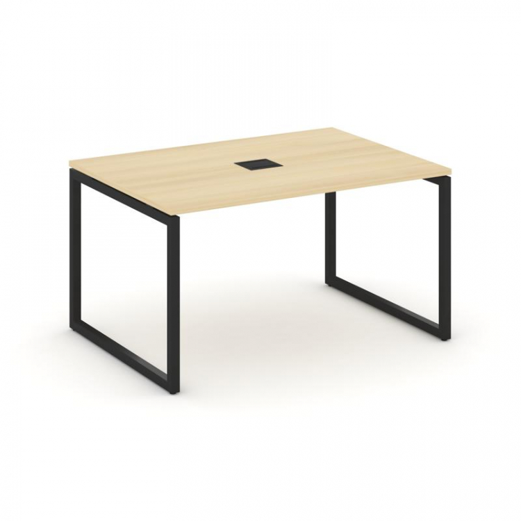 Style Project Стол переговорный SN-4O.SPRG-003 Акация Лорка/Металл Черный 1380*980*750