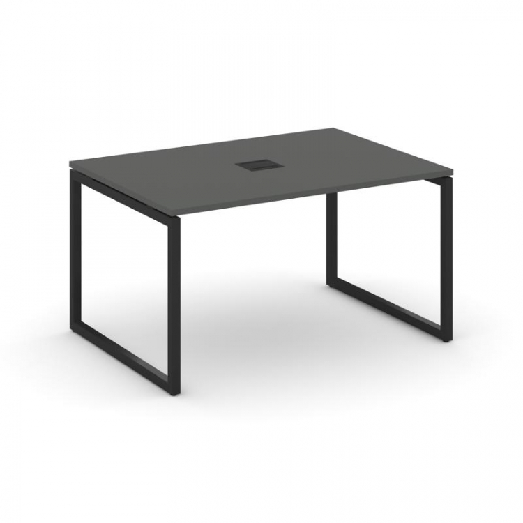 Style Project Стол переговорный SN-4O.SPRG-002 Антрацит/Металл Черный 1180*980*750