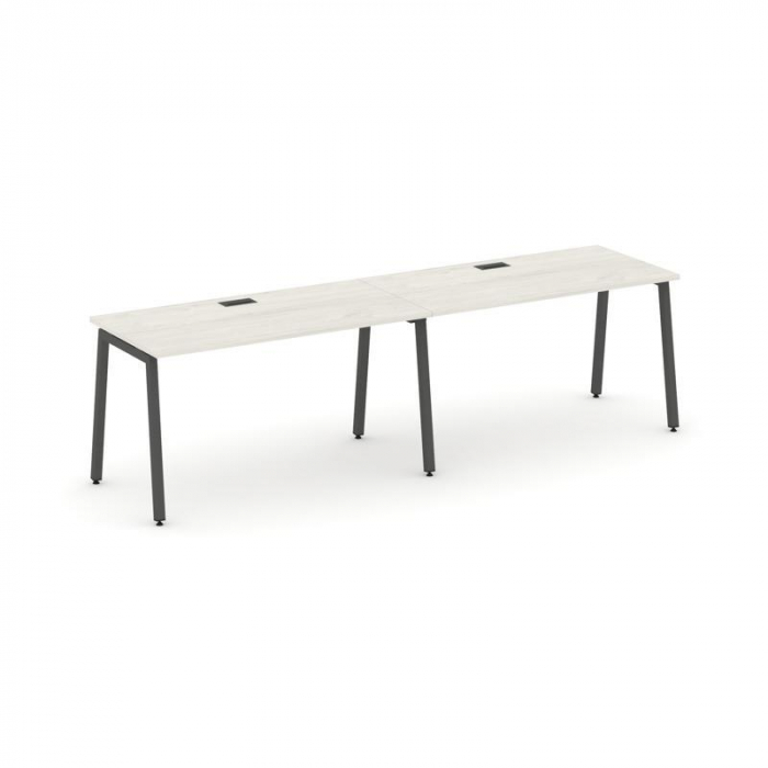 Style Project Рабочая станция 1 сторон. SN-4A.ORS-013 Дуб Наварра/Металл Антрацит 2760*700*750