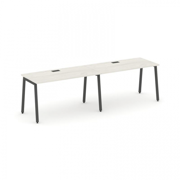 Style Project Рабочая станция 1 сторон. SN-4A.ORS-023 Дуб Наварра/Металл Антрацит 2760*800*750