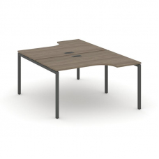 Style Project Рабочая станция эргоном. SN-4P.DRPA-002 Вяз Благородный/Металл Антрацит 1580*1232/1992