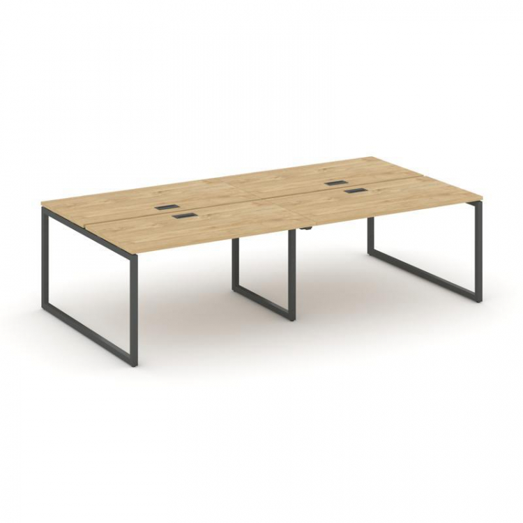 Style Project Рабочая станция 2-х сторон. SN-4O.DRS-031 Тиквуд Светлый/Металл Антрацит 1960*1232*750