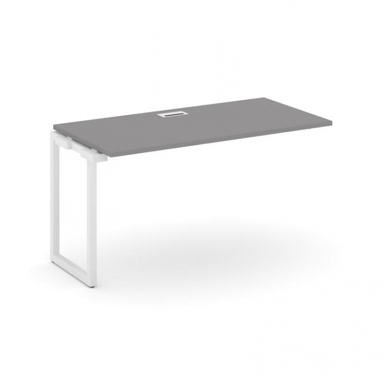 Стайл Проджект Проходной наборный элемент SN-4O.ONRS-012 Серый Пепел/Металл Белый 1180*700*750