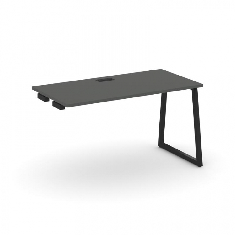 Style Project Стол-приставка к опор. элем. SN-4T1.OPRS-013 Антрацит/Металл Черный/Заглушка Пластик Ч