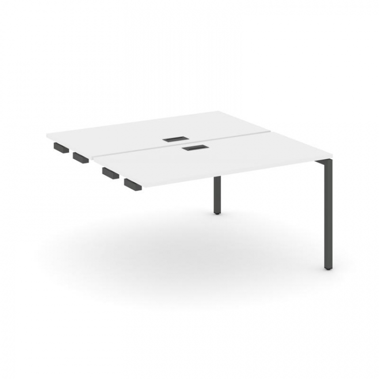 Style Project Стол-приставка к опор. элем. SN-4P.DPRS-012 Белый/Металл Антрацит 1180*1432*750