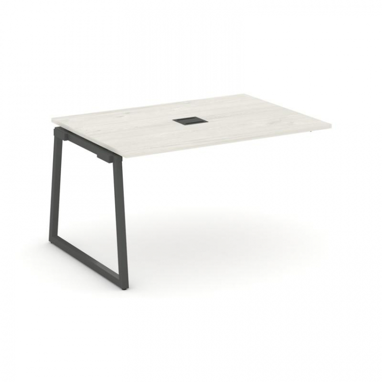 Style Project Проходной наб. элем. перег. стола SN-4T1.NSPRG-002 Дуб Наварра/Металл Антрацит/Заглушк