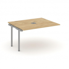 Style Project Проходной наб. элем. перег. стола SN-4P.NSPRG-033 Тиквуд Светлый/Металл Серый 1380*118