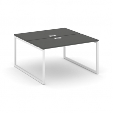 Style Project Рабочая станция 2-х сторон. SN-4O.DRS-003 Антрацит/Металл Белый 1380*1232*750