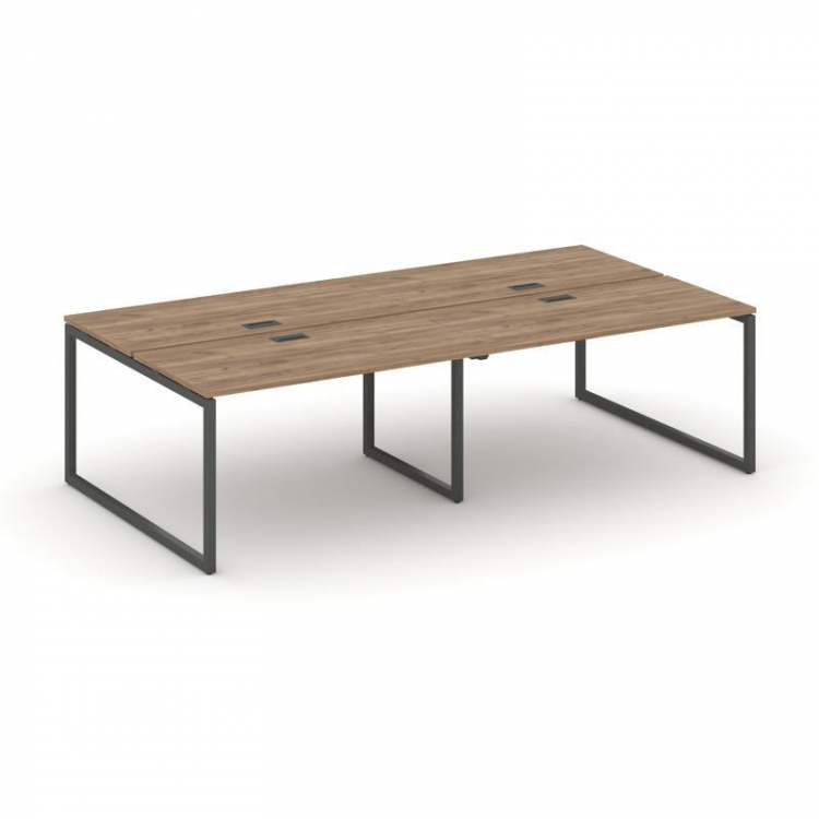 Style Project Рабочая станция 2-х сторон. SN-4O.DRS-032 Дуб Табак/Металл Антрацит 2360*1232*750