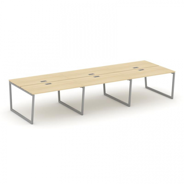 Style Project Рабочая станция 2-х сторон. SN-4T2.DRS-083 Акация Лорка/Металл Серый/Заглушка Пластик