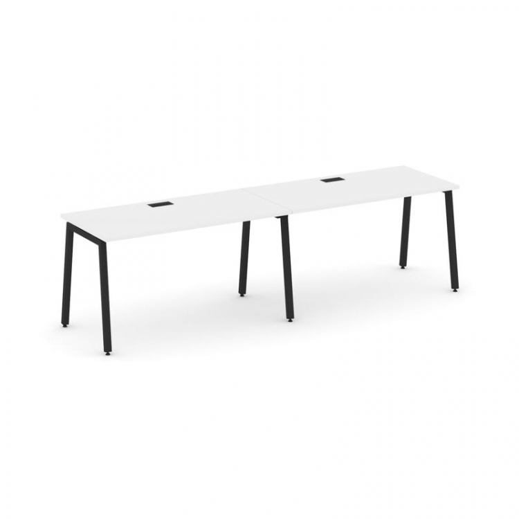 Style Project Рабочая станция 1 сторон. SN-4A.ORS-003 Белый/Металл Черный 2760*600*750