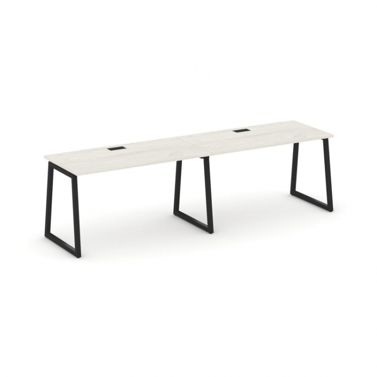 Style Project Рабочая станция 1 сторон. SN-4T1.ORS-021 Дуб Наварра/Металл Черный/Заглушка Пластик Че