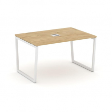 Style Project Стол переговорный SN-4T2.SPRG-003 Тиквуд Светлый/Металл Белый/Заглушка Металл Белый 13