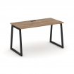 Style Project Стол письменный SN-4T1.SP-014 Дуб Табак/Металл Черный/Заглушка Пластик Черный 1580*700
