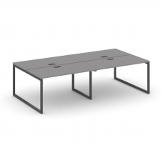 Стайл Проджект Рабочая станция двухсторонняя SN-4O.DRS-052 Серый Пепел/Металл Антрацит 2360*1632*750