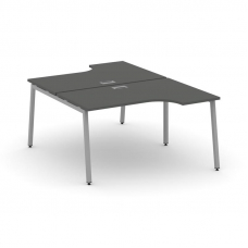 Style Project Рабочая станция эргоном. SN-4A.DRPA-002 Антрацит/Металл Серый 1580*1232/1992*750