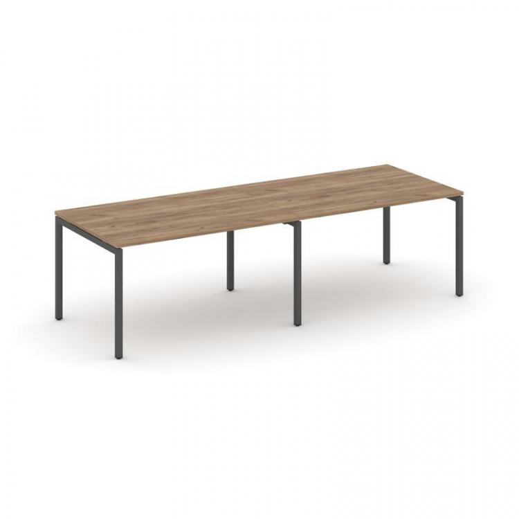 Style Project Стол переговорный SN-4P.SPRG-014.3 Дуб Табак/Металл Антрацит 3160*980*750