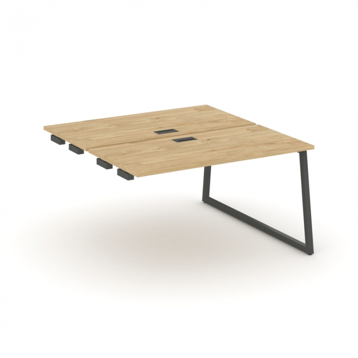 Style Project Стол-приставка к опор. элем. SN-4T1.DPRS-001 Тиквуд Светлый/Металл Антрацит/Заглушка П