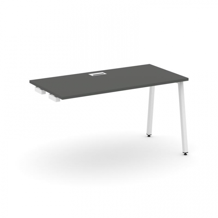 Style Project Стол-приставка к опор. элем. SN-4A.OPRS-023 Антрацит/Металл Белый 1380*800*750