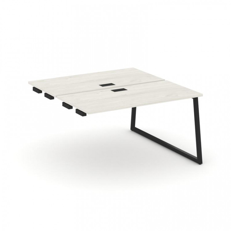 Style Project Стол-приставка к опор. элем. SN-4T1.DPRS-013 Дуб Наварра/Металл Черный/Заглушка Пласти