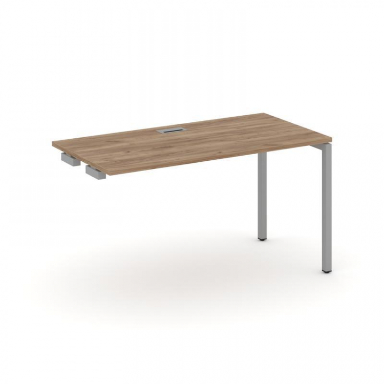 Style Project Стол-приставка к опор. элем. SN-4P.OPRS-023 Дуб Табак/Металл Серый 1380*800*750