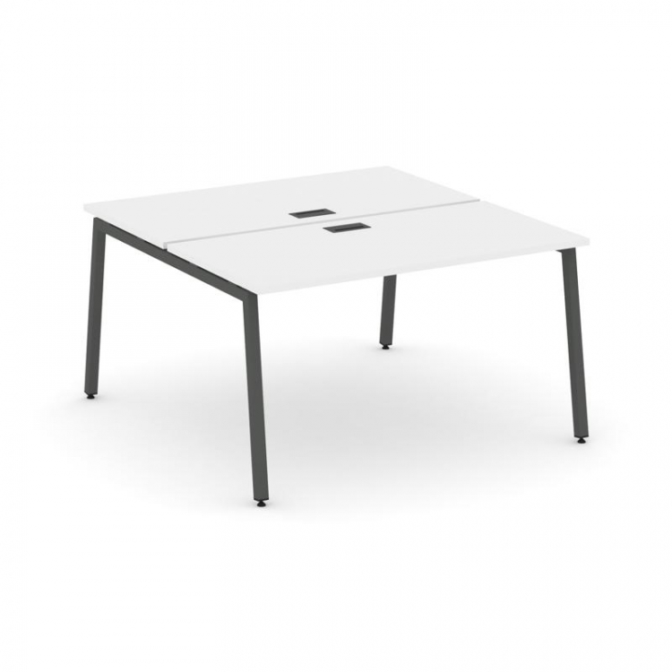 Style Project Рабочая станция 2-х сторон. SN-4A.DRS-021 Белый/Металл Антрацит 980*1632*750